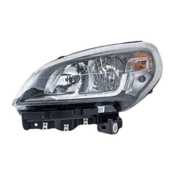 Phare électrique droit, noir, H7+H7 (MAGNETI MARELLI)