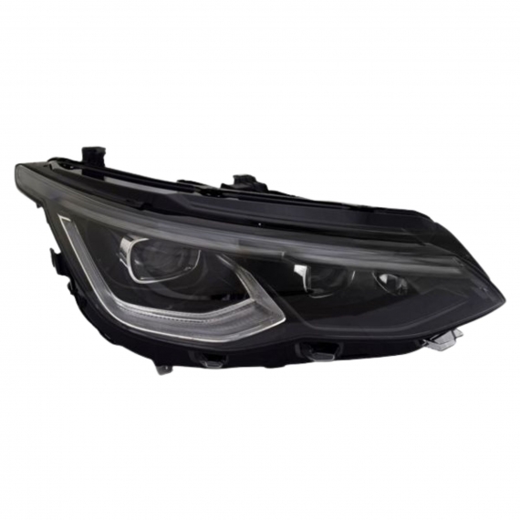 Phare électrique droit, noir, feu de jour, LED (Moteur)