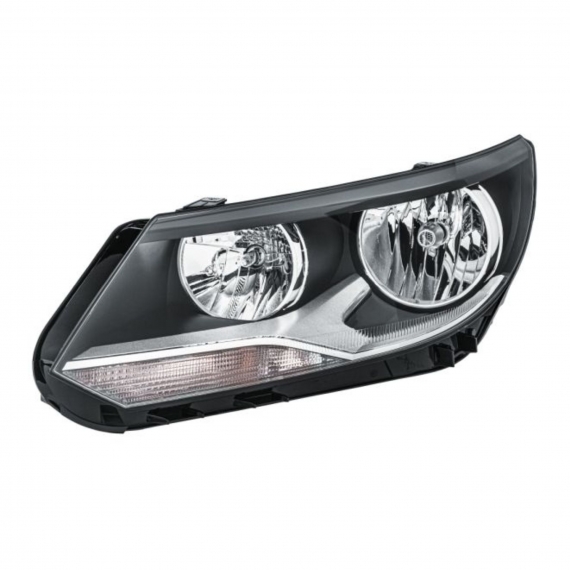 Phare électrique gauche, H7+H15 (HELLA)