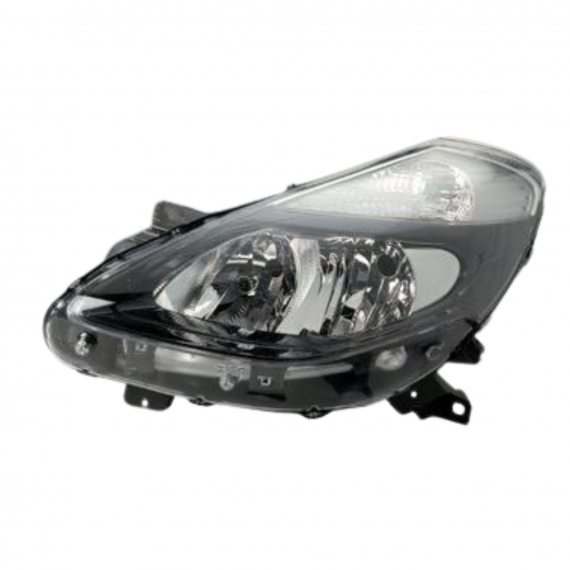 Phare électrique droit, noir, H7 (Jusqu'à 2010) (VALEO)