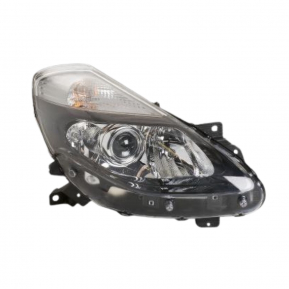 Phare électrique droit, noir, H1+H7 (VALEO)