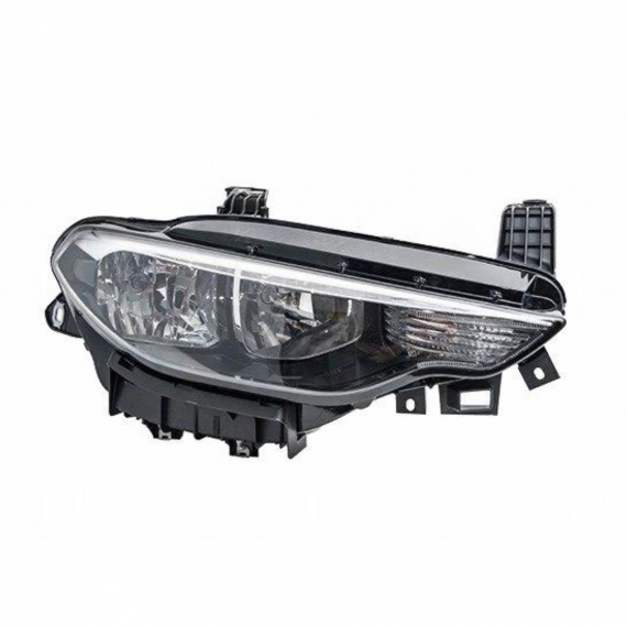 Phare électrique droit, noir, H7+H15 (MAGNETI MARELLI)