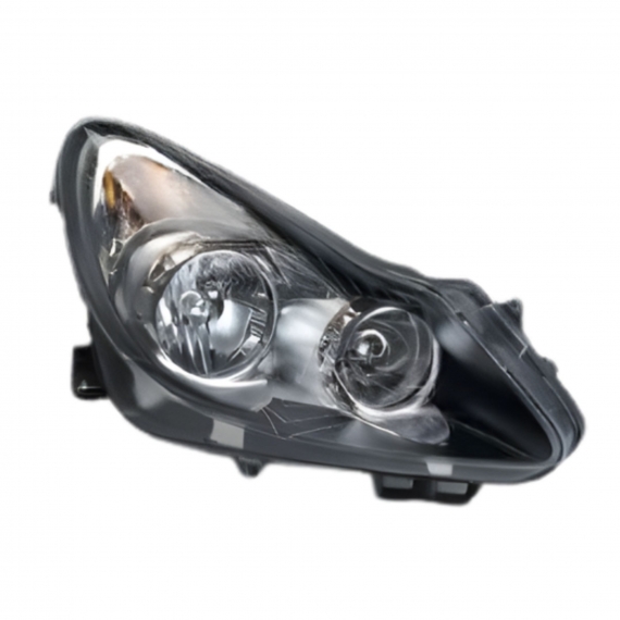 Phare électrique gauche, noir, H7+H1 (VALEO)