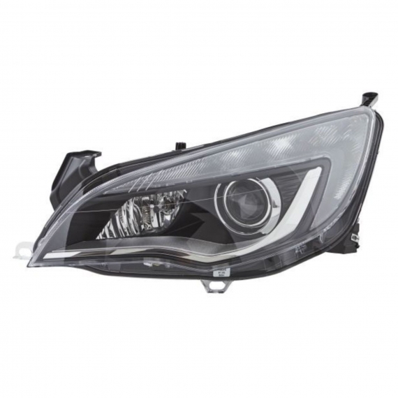 Phare électrique gauche, LED, Bi-xénon D1S+H11 (HELLA)