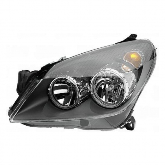 Phare électrique gauche, noir, H1+H7 (VALEO)