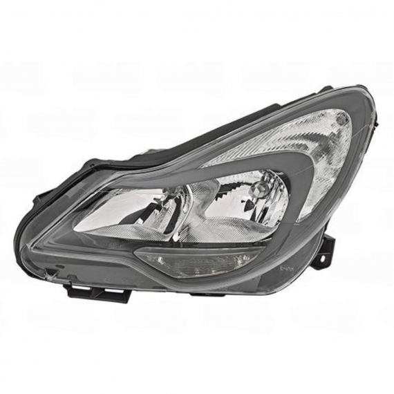 Phare électrique gauche, noir, H7 (VALEO)