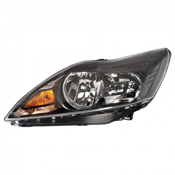 Phare électrique gauche, noir, H1+H7 (HELLA)