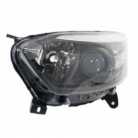 Phare électrique gauche, noir, H1+H1 (MAGNETI MARELLI)