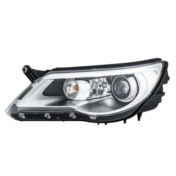 Phare électrique gauche, xénon D1S+H7 (HELLA)