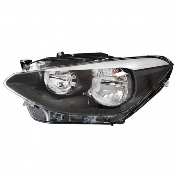 Phare électrique gauche, H7+H7+H6W (HELLA)