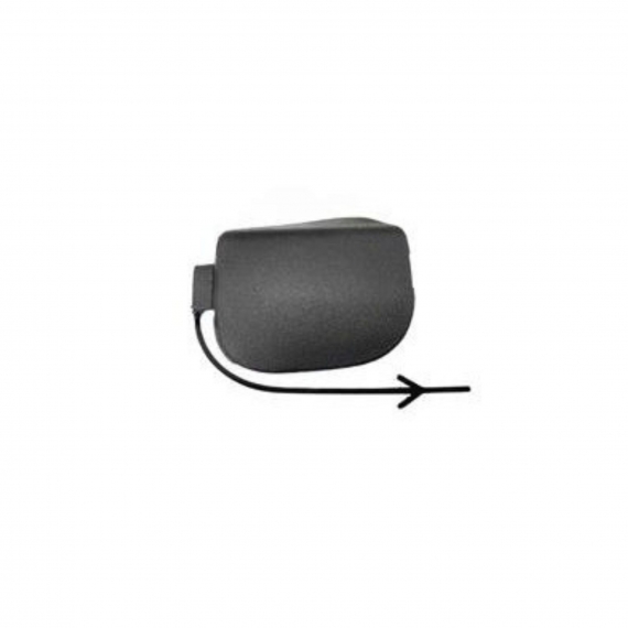 Cache crochet de remorquage, pare-chocs avant