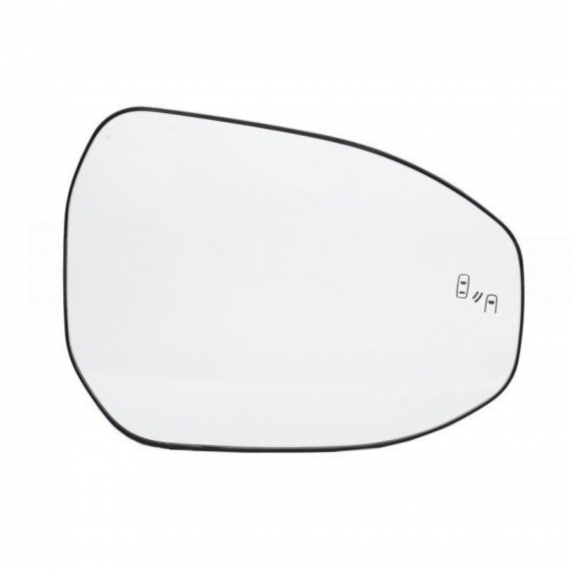 Glace avec support droit, thermique, convexe, avec side