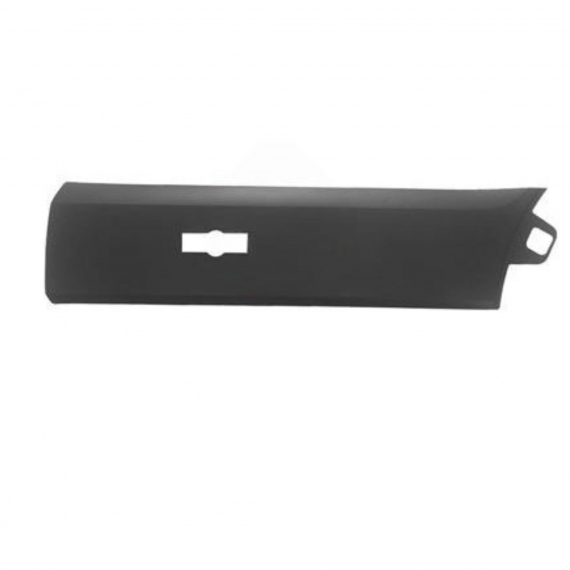 Moulure de porte avant, droite, grise, avec trou pour feu