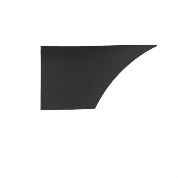 Moulure latérale arrière gauche, partie avant, grise (Version courte)