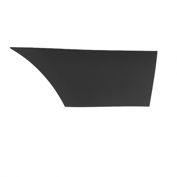 Moulure latérale arrière, gauche, arrière, grise (Version courte)