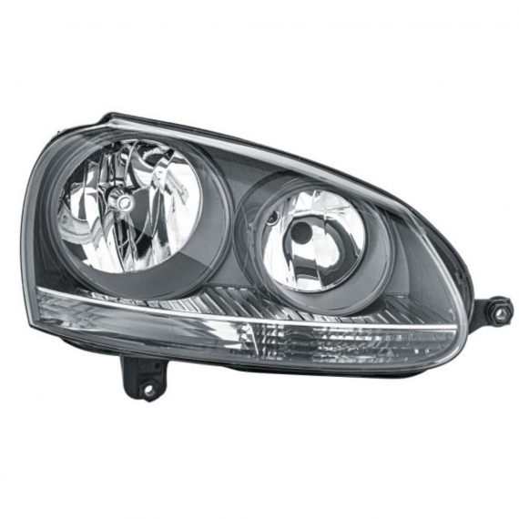 Phare électrique droit, gris, H7+H7 (HELLA)