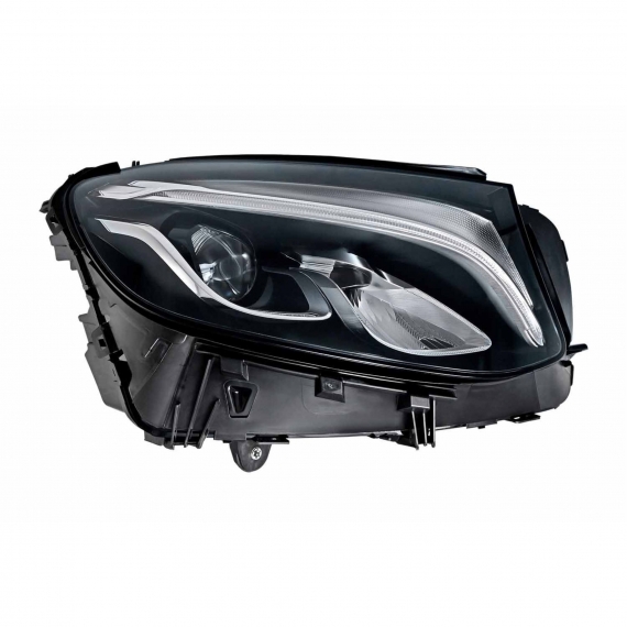 Phare électrique droit, chromé, LED (HELLA)