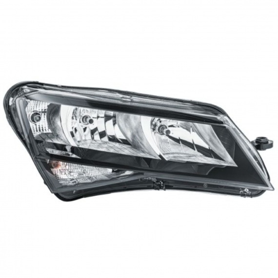 Phare électrique droit, H7+H7 (HELLA)