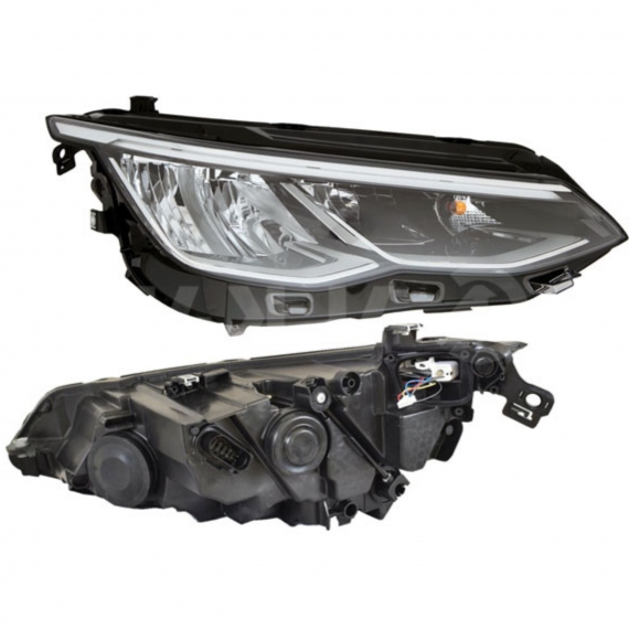 Phare électrique droit, gris, LED (VALEO)