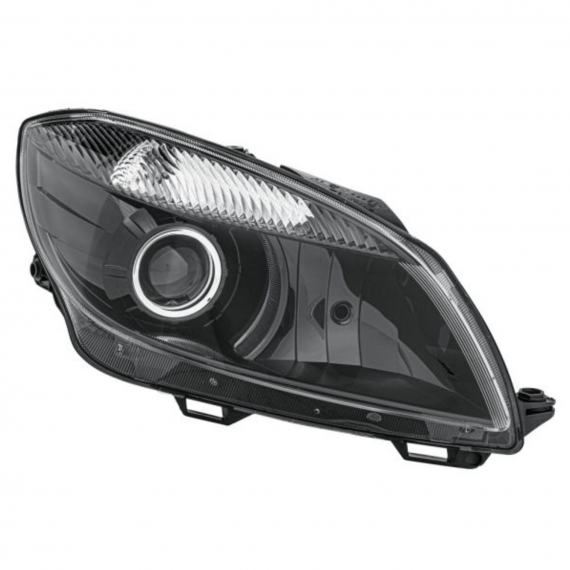 Phare électrique droit, noir, H7 (HELLA)