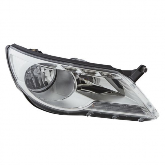 Phare électrique droit, H7+H7 (HELLA)