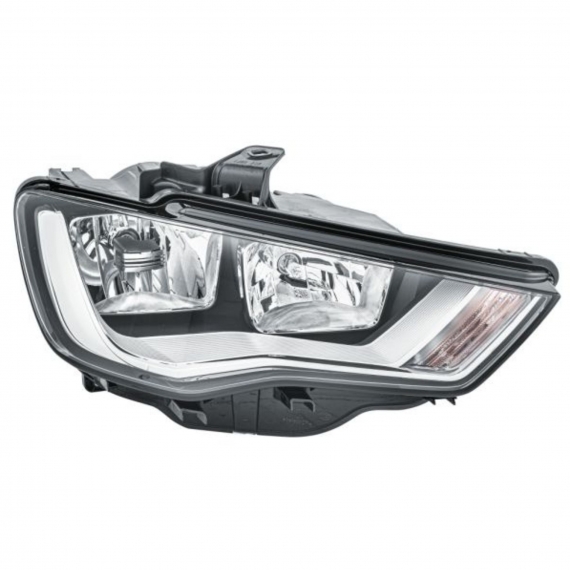 Phare électrique droit, H7+H15 (HELLA)