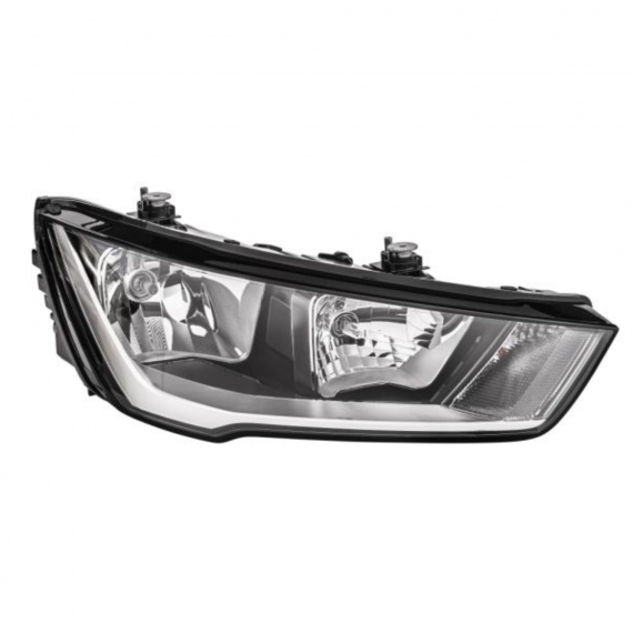 Phare électrique droit, H7+H15 (HELLA)