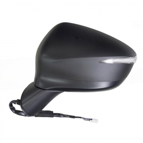 Rétroviseur gauche, électrique, asphérique, rabattable avec clignotant, avec side