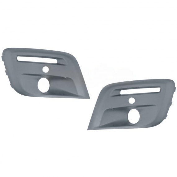 Kit grilles de feu antibrouillard, apprêté, avec trou capteur