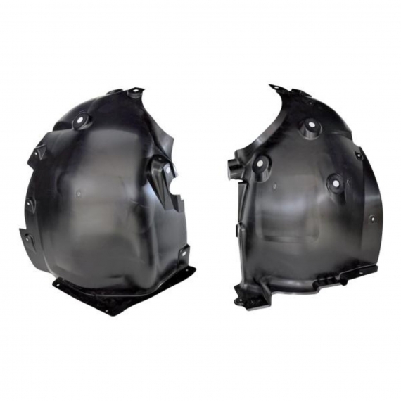 Pare-boue avant droit, partie avant et arrière