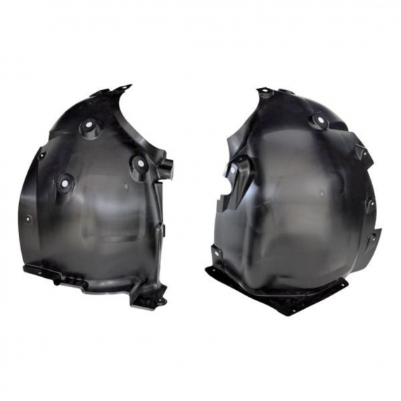 Pare-boue avant gauche, partie avant et arrière