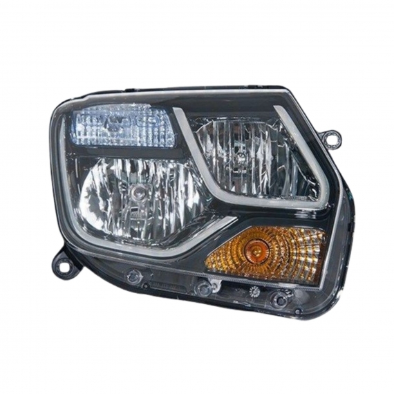 Phare électrique droit, noir, H7+H1 (MAGNETI MARELLI)