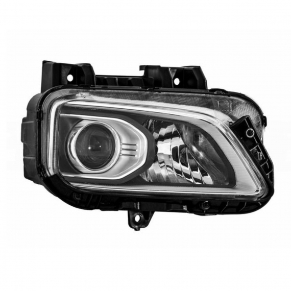 Phare électrique droit H7 + H7, avec Moteur