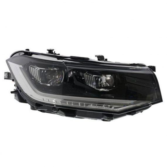 Phare électrique droit, noir, Full LED (VALEO)