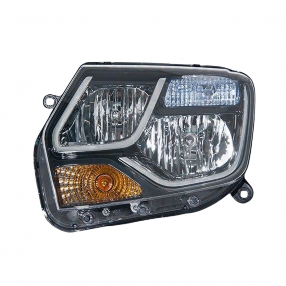 Phare électrique gauche, noir, H7+H1 (MAGNETI MARELLI)