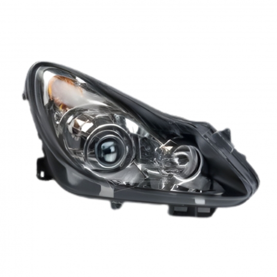 Phare électrique gauche, avec feu dynamique en virage, H7+H1 (VALEO)