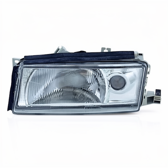 Phare manuel et électrique à gauche, antibrouillard avant, H4+H3