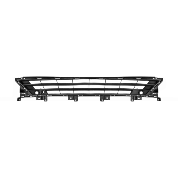 Grille centrale de pare-chocs avant, noire, avec trous pour capteurs