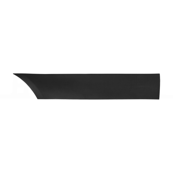 Moulure d'aile arriere gauche, partie arrière, noire (modèle long)