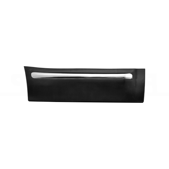 Moulure de porte arrière droite, noire, avec moulure chromée