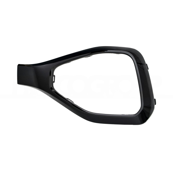 Moulure gauche du pare-chocs avant, noire brillante (R-Line)