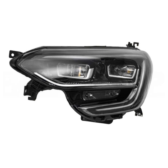 Phare gauche H7+H7+LED noir, avec moteur