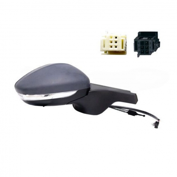 Rétroviseur droit mécanique + feu + sonde 18->