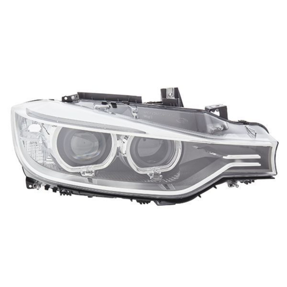 Phare électrique droit, LED, bi-xénon D1S, avec feu dynamique en virage (HELLA)