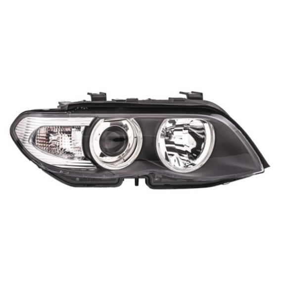 Phare électrique droit, bi-xénon D2S+H1+H10W (HELLA)