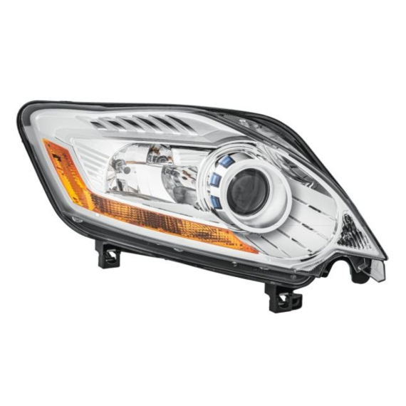 Phare électrique droit, bi-xénon D1S+H7 (HELLA)