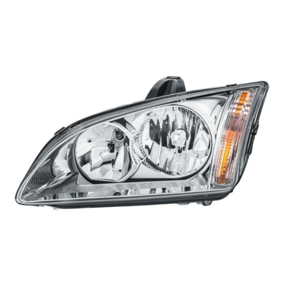 Phare électrique gauche, chromé, H7+H1 (HELLA)