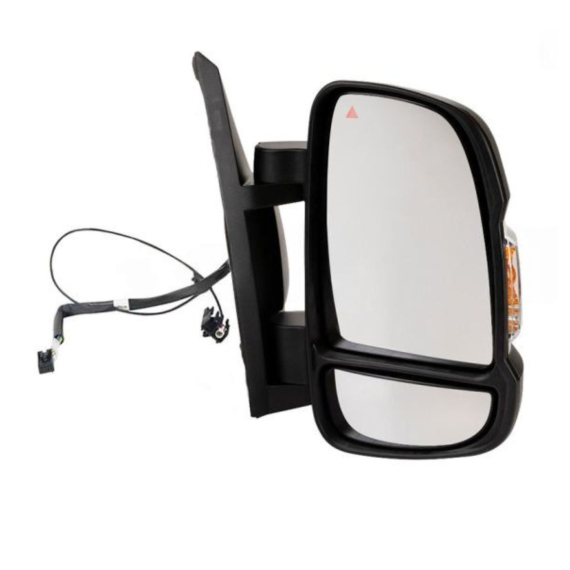 Rétroviseur droit, électrique, chauffant, rabattable électriquement, verre convexe, avec éclairage latéral, avec antenne (12 broches)