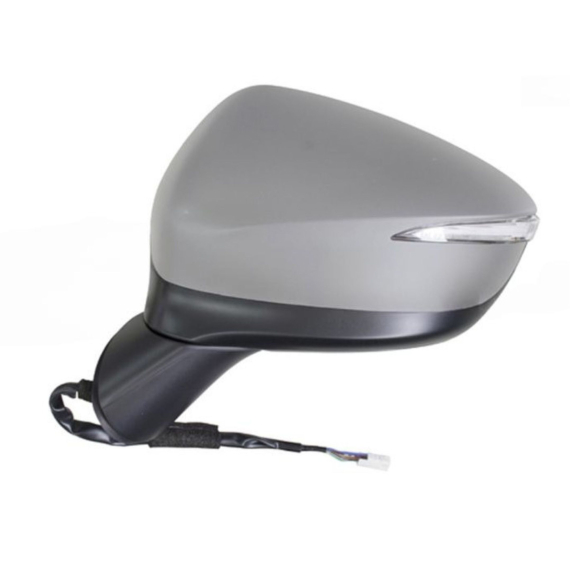 Rétroviseur gauche, électrique, asphérique, chauffant, apprêté, avec feu clignotant, avec side