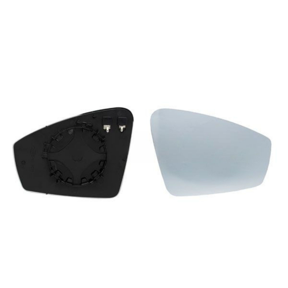 Glace + support de rétroviseur droit, convexe, chauffant